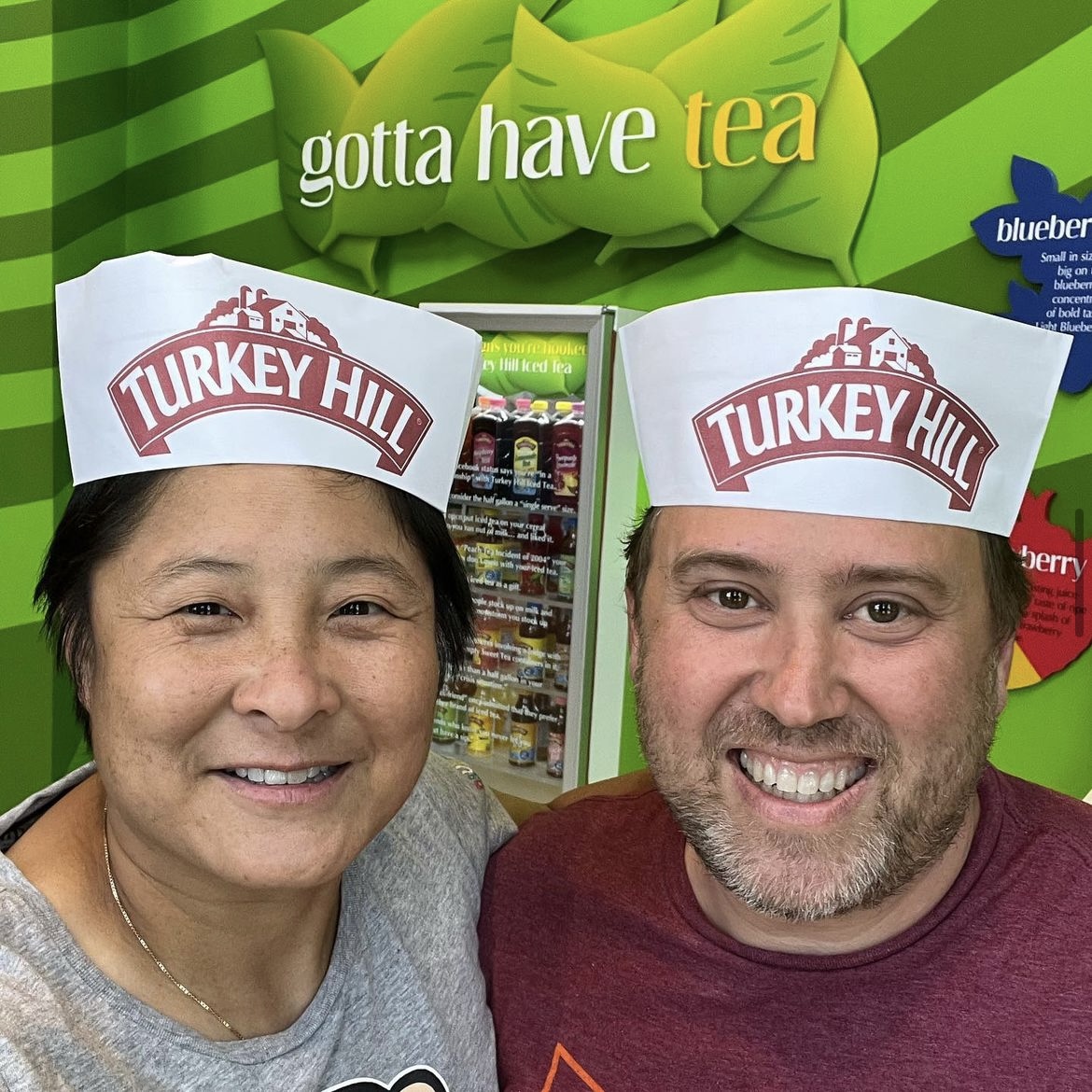 Turkey Hill Hats Smiling